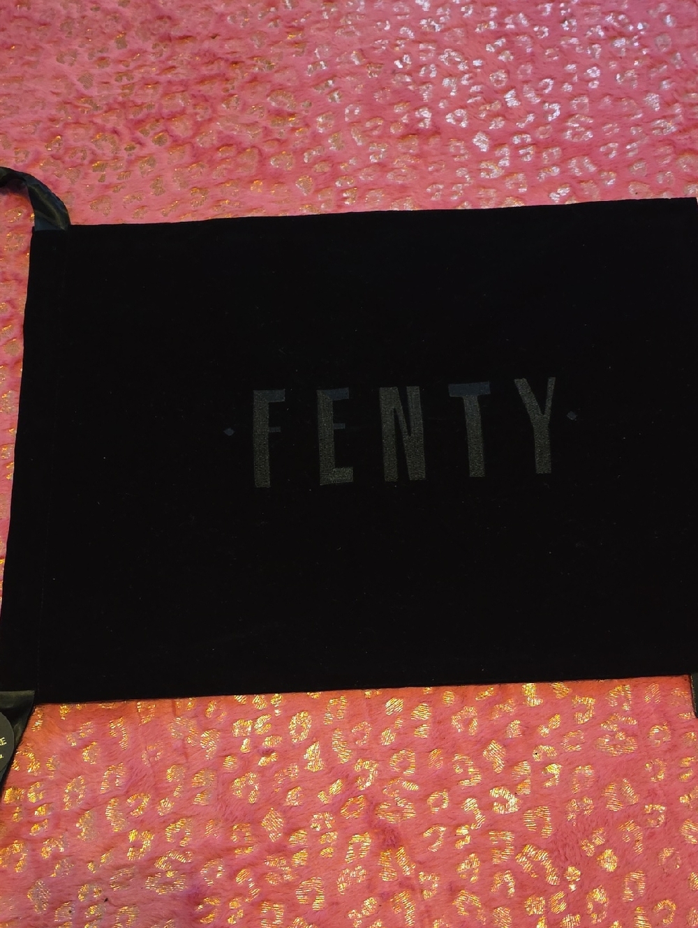 FENTY Black Velvet Dust Bag